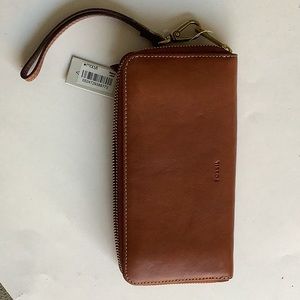 FOSSIL women’s long zipper wallet